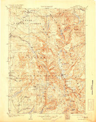 Fremont Peak Wyoming Historical topographic map, 1:125000 scale, 30 X 30 Minute, Year 1909
