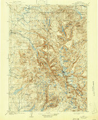 Fremont Peak Wyoming Historical topographic map, 1:125000 scale, 30 X 30 Minute, Year 1909