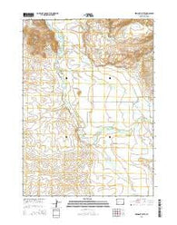 Fremont Butte Wyoming Current topographic map, 1:24000 scale, 7.5 X 7.5 Minute, Year 2015