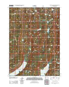 Fremont Lake North Wyoming Historical topographic map, 1:24000 scale, 7.5 X 7.5 Minute, Year 2012