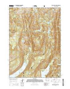 Fremont Lake North Wyoming Current topographic map, 1:24000 scale, 7.5 X 7.5 Minute, Year 2015