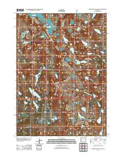 Fremont Peak South Wyoming Historical topographic map, 1:24000 scale, 7.5 X 7.5 Minute, Year 2012