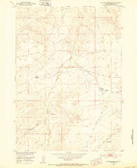 Fuller Reservoir Wyoming Historical topographic map, 1:24000 scale, 7.5 X 7.5 Minute, Year 1951