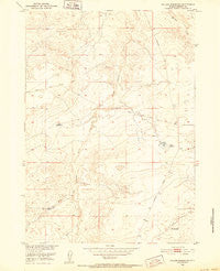 Fuller Reservoir Wyoming Historical topographic map, 1:24000 scale, 7.5 X 7.5 Minute, Year 1951
