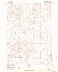 Fuller Reservoir Wyoming Historical topographic map, 1:24000 scale, 7.5 X 7.5 Minute, Year 1960