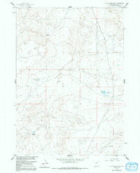 Fuller Reservoir Wyoming Historical topographic map, 1:24000 scale, 7.5 X 7.5 Minute, Year 1960