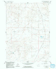 Fuller Reservoir Wyoming Historical topographic map, 1:24000 scale, 7.5 X 7.5 Minute, Year 1960