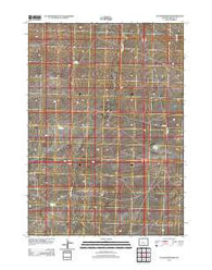 Fuller Reservoir Wyoming Historical topographic map, 1:24000 scale, 7.5 X 7.5 Minute, Year 2012