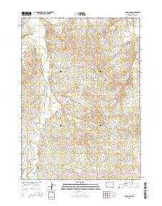 Funny Rock Wyoming Current topographic map, 1:24000 scale, 7.5 X 7.5 Minute, Year 2015