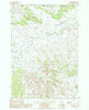 Gaff Creek Wyoming Historical topographic map, 1:24000 scale, 7.5 X 7.5 Minute, Year 1984