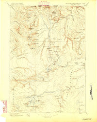 Gallatin Wyoming Historical topographic map, 1:125000 scale, 30 X 30 Minute, Year 1885