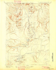 Gallatin Wyoming Historical topographic map, 1:125000 scale, 30 X 30 Minute, Year 1901