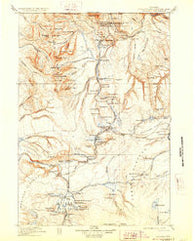 Gallatin Wyoming Historical topographic map, 1:125000 scale, 30 X 30 Minute, Year 1911