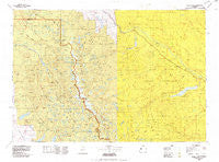 Gannett Peak Wyoming Historical topographic map, 1:100000 scale, 30 X 60 Minute, Year 1978