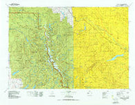 Gannett Peak Wyoming Historical topographic map, 1:100000 scale, 30 X 60 Minute, Year 1978