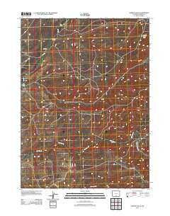 Garden Gulch Wyoming Historical topographic map, 1:24000 scale, 7.5 X 7.5 Minute, Year 2012