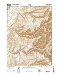 Garden Gulch Wyoming Current topographic map, 1:24000 scale, 7.5 X 7.5 Minute, Year 2015
