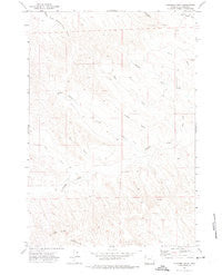 Gardner Gulch Wyoming Historical topographic map, 1:24000 scale, 7.5 X 7.5 Minute, Year 1971