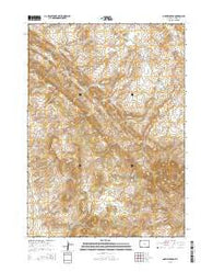 Garfield Peak Wyoming Current topographic map, 1:24000 scale, 7.5 X 7.5 Minute, Year 2015