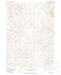Garland Draw Wyoming Historical topographic map, 1:24000 scale, 7.5 X 7.5 Minute, Year 1981