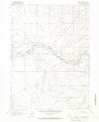 Gasson Bridge Wyoming Historical topographic map, 1:24000 scale, 7.5 X 7.5 Minute, Year 1963
