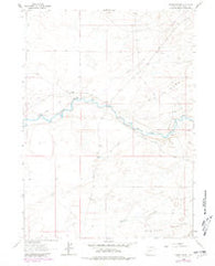 Gasson Bridge Wyoming Historical topographic map, 1:24000 scale, 7.5 X 7.5 Minute, Year 1963