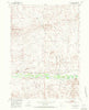 Gates Butte Wyoming Historical topographic map, 1:24000 scale, 7.5 X 7.5 Minute, Year 1952
