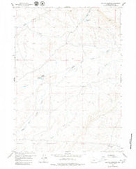 Gaylord Reservoir Wyoming Historical topographic map, 1:24000 scale, 7.5 X 7.5 Minute, Year 1959