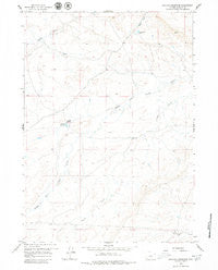 Gaylord Reservoir Wyoming Historical topographic map, 1:24000 scale, 7.5 X 7.5 Minute, Year 1959
