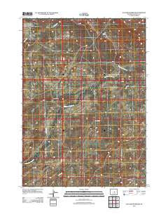 Gaylord Reservoir Wyoming Historical topographic map, 1:24000 scale, 7.5 X 7.5 Minute, Year 2012