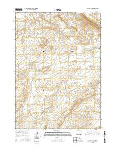 Gaylord Reservoir Wyoming Current topographic map, 1:24000 scale, 7.5 X 7.5 Minute, Year 2015
