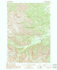 Geers Point Wyoming Historical topographic map, 1:24000 scale, 7.5 X 7.5 Minute, Year 1989