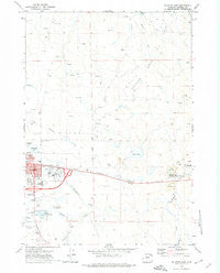 Gillette East Wyoming Historical topographic map, 1:24000 scale, 7.5 X 7.5 Minute, Year 1971