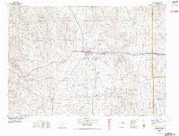 Gillette Wyoming Historical topographic map, 1:100000 scale, 30 X 60 Minute, Year 1972