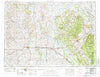 Gillette Wyoming Historical topographic map, 1:250000 scale, 1 X 2 Degree, Year 1955
