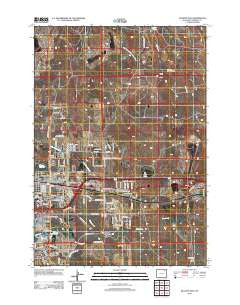 Gillette East Wyoming Historical topographic map, 1:24000 scale, 7.5 X 7.5 Minute, Year 2012