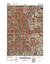 Gillette West Wyoming Historical topographic map, 1:24000 scale, 7.5 X 7.5 Minute, Year 2012