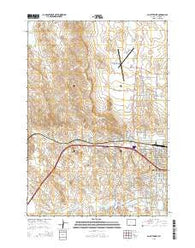 Gillette West Wyoming Current topographic map, 1:24000 scale, 7.5 X 7.5 Minute, Year 2015