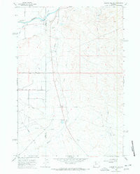 Gilmore Hill NE Wyoming Historical topographic map, 1:24000 scale, 7.5 X 7.5 Minute, Year 1966