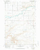 Gilmore Hill NW Wyoming Historical topographic map, 1:24000 scale, 7.5 X 7.5 Minute, Year 1966