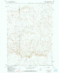 Gilmore Hill SE Wyoming Historical topographic map, 1:24000 scale, 7.5 X 7.5 Minute, Year 1966