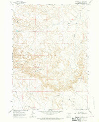 Gilmore Hill Wyoming Historical topographic map, 1:24000 scale, 7.5 X 7.5 Minute, Year 1966