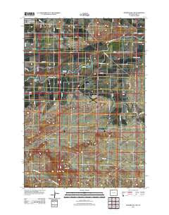 Gilmore Hill NW Wyoming Historical topographic map, 1:24000 scale, 7.5 X 7.5 Minute, Year 2012