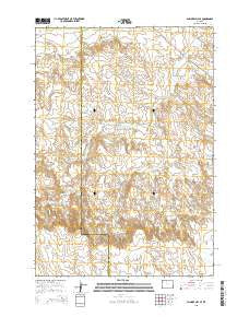 Gilmore Hill SE Wyoming Current topographic map, 1:24000 scale, 7.5 X 7.5 Minute, Year 2015