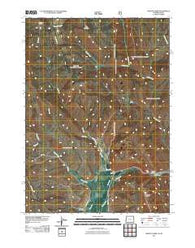 Giraffe Creek Wyoming Historical topographic map, 1:24000 scale, 7.5 X 7.5 Minute, Year 2011