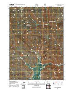 Giraffe Creek Wyoming Historical topographic map, 1:24000 scale, 7.5 X 7.5 Minute, Year 2011