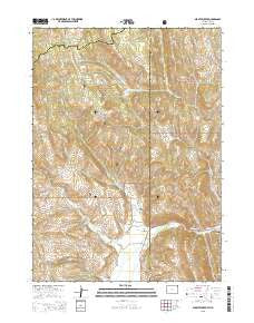 Giraffe Creek Wyoming Current topographic map, 1:24000 scale, 7.5 X 7.5 Minute, Year 2015