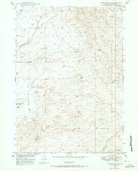 Glenrock NW Wyoming Historical topographic map, 1:24000 scale, 7.5 X 7.5 Minute, Year 1949