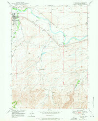 Glenrock Wyoming Historical topographic map, 1:24000 scale, 7.5 X 7.5 Minute, Year 1949