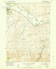 Glenrock Wyoming Historical topographic map, 1:24000 scale, 7.5 X 7.5 Minute, Year 1950